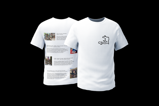history of haiti WHITE shirt